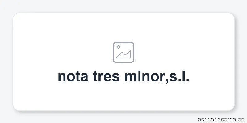 nota tres minor,s.l.
