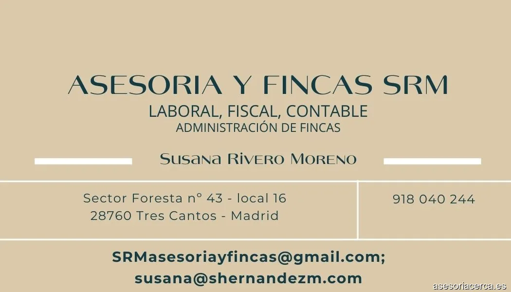 Asesoria & Fincas SRM - Susana Rivero Moreno