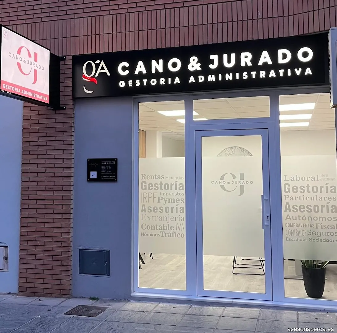CANO & JURADO GESTORES Y ASESORES. Gestoria Administrativa. Asesoria fiscal, contable y laboral