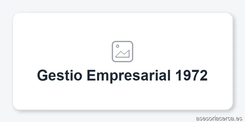 Gestio Empresarial 1972