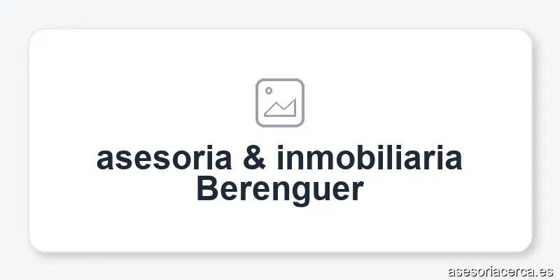 asesoria & inmobiliaria Berenguer