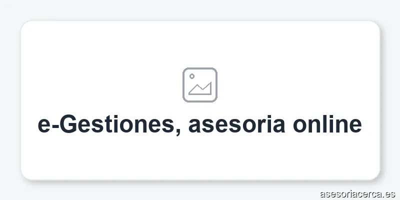 e-Gestiones, asesoria online