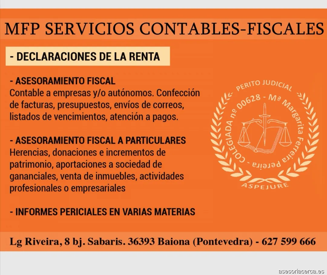 Margarita Ferreira Pereira Servicios Contables y Fiscales