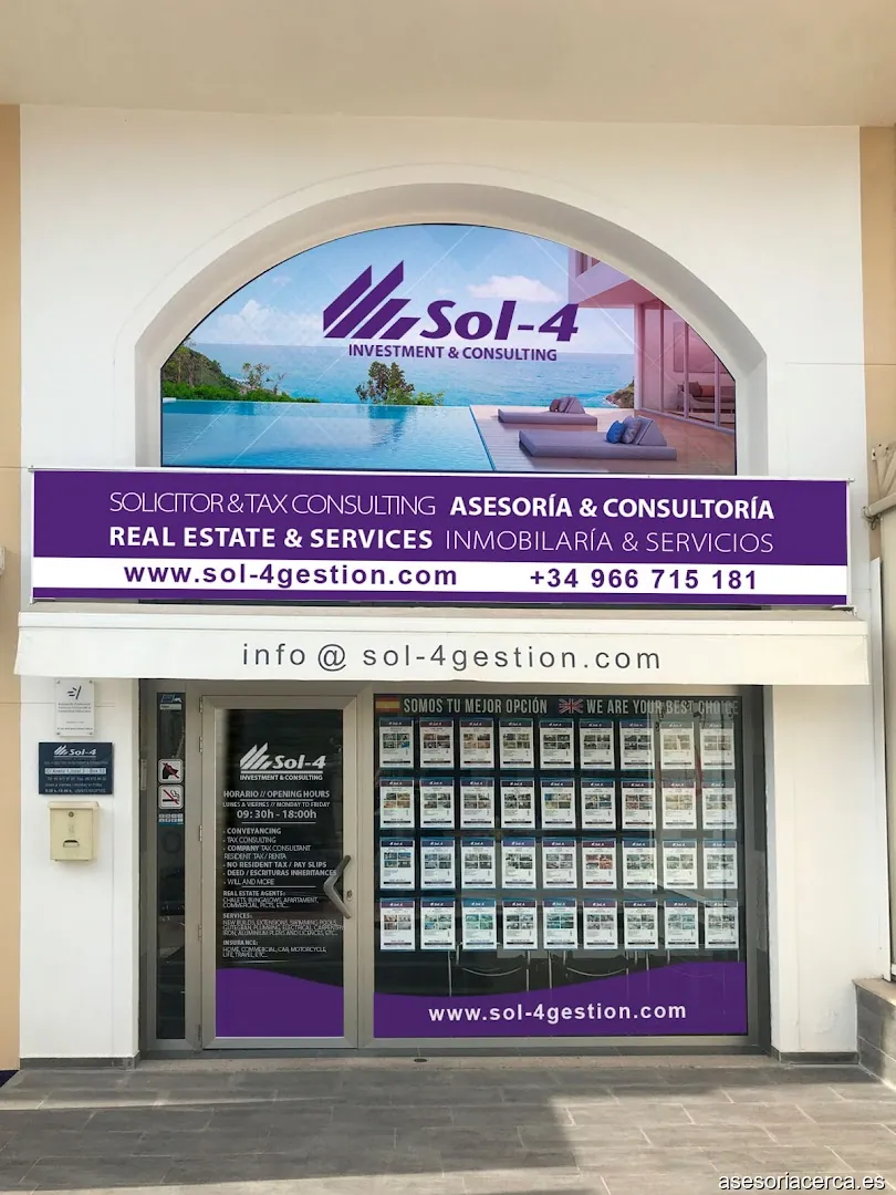 SOL-4 Gestion Investment And Consulting SL