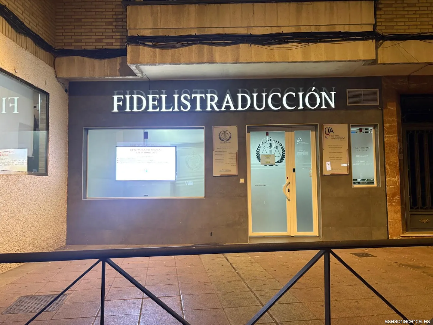 FIDELISTRADUCCION S.L. TRADUCCION JURADA, ASESORIA FISCAL, LABORAL, EXTRANJERIA Y NACIONALIDAD