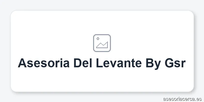 Asesoria Del Levante By Gsr
