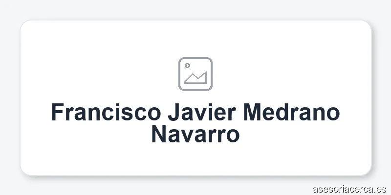 Francisco Javier Medrano Navarro